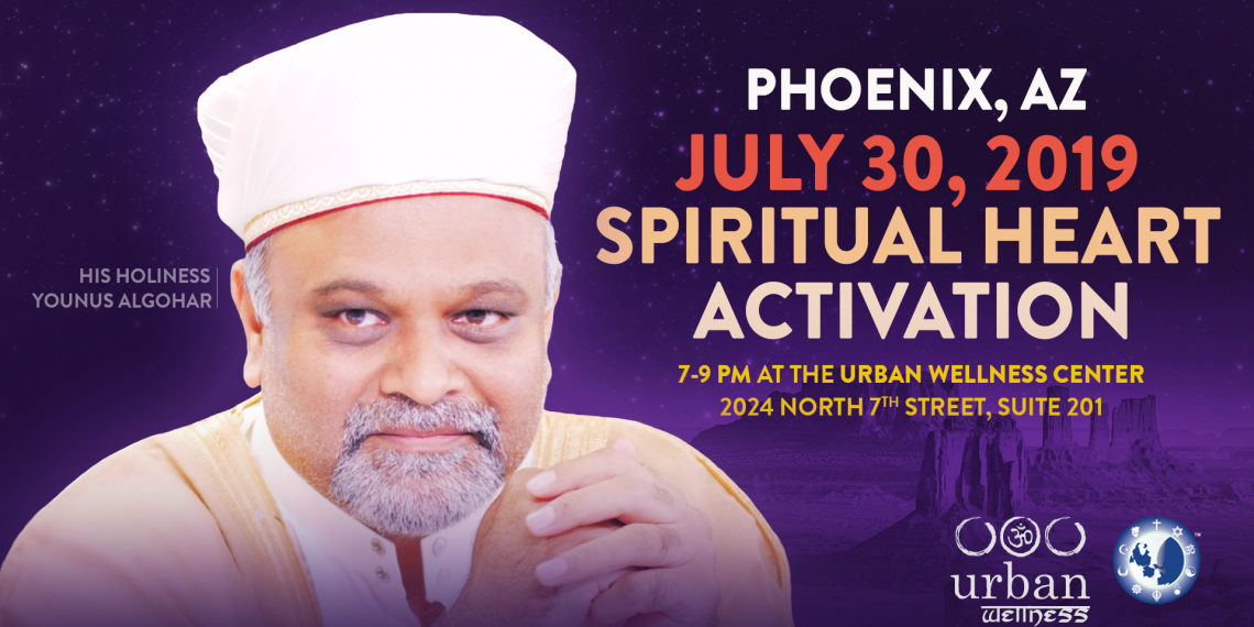 30 July: Urban Wellness Center Spiritual Heart Activation Ceremony